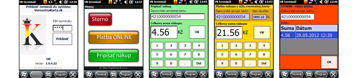 PDA Terminal SW - screenshots